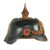 Original Imperial German WWI Bavarian EM/NCO M1895 Pickelhaube Spiked Helmet with Original Chinstrap & Cockades Original Items