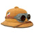 Original German WWII 1941 Dated First Model DAK Afrikakorps Sun Helmet with Ultrasin Goggles - Size 57 Original Items