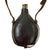 Original German Franco-Prussian War Named Scarce M1867 Feldflasche Leather-Covered Glass Canteen with Partial Strap & Stopper Original Items