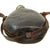 Original German Franco-Prussian War Named Scarce M1867 Feldflasche Leather-Covered Glass Canteen with Partial Strap & Stopper Original Items