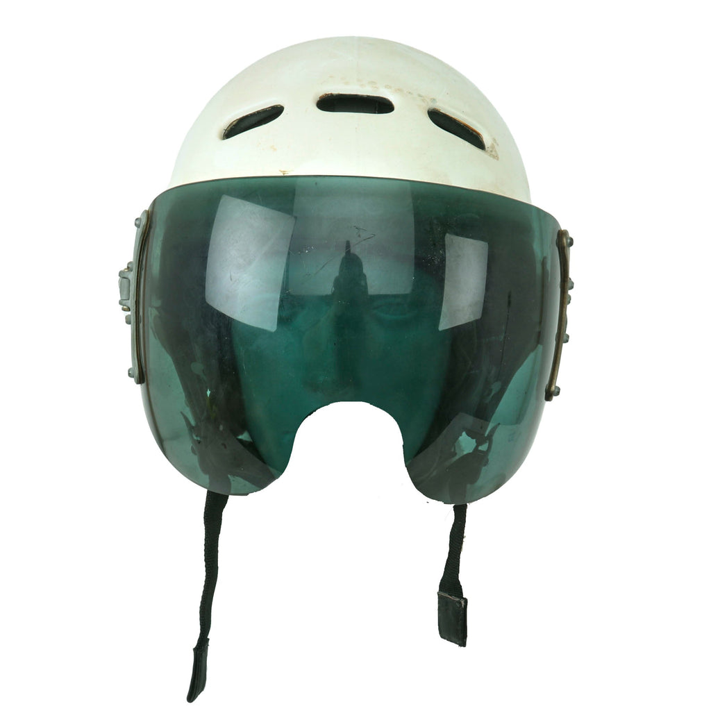 Original Soviet Cold War Soviet Air Forces MiG Jet Pilot ZSh-3M Helmet & Interior Helmet - Dated 1976 Original Items