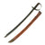 Original Rare U.S. WWI Navy M1917 Cutlass with Original Brown Leather Scabbard by Milsco Original Items