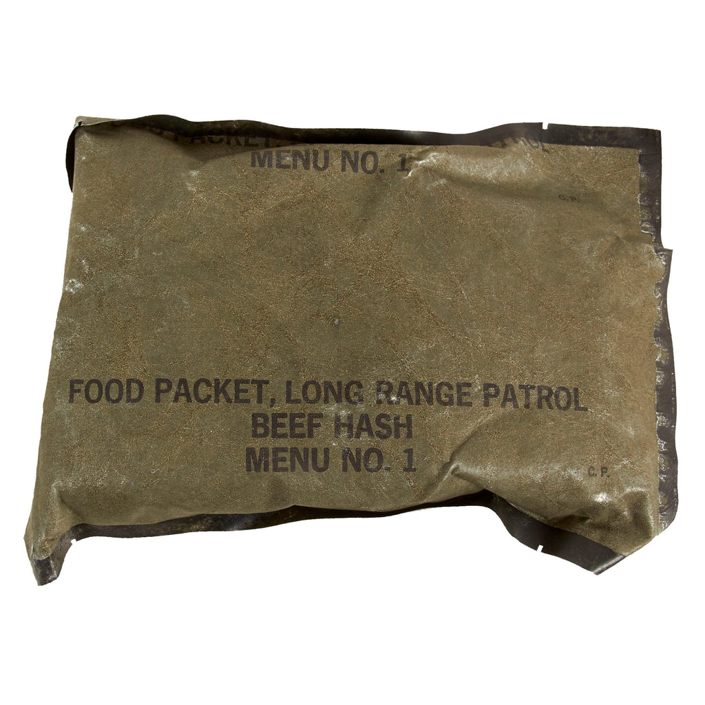 Original U.S. Vietnam War Sealed Long Range Reconnaissance Patrol (LRP) Ration - Beef Hash Original Items