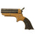 Original U.S. Sharps Model 1A .22 Rimfire 4 Barrel Brass Frame Pepperbox Pistol with Ornate Gutta Percha Grips - Serial 47667 Original Items