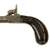 Original Victorian Era Belgian Double Barreled Pocket Percussion Pistol with Engraved Frame and Hidden Triggers - Circa 1840 Original Items