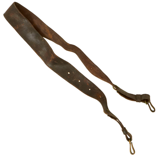 Original U.S. Indian Wars M-1878 Haversack Leather Shoulder Strap Original Items