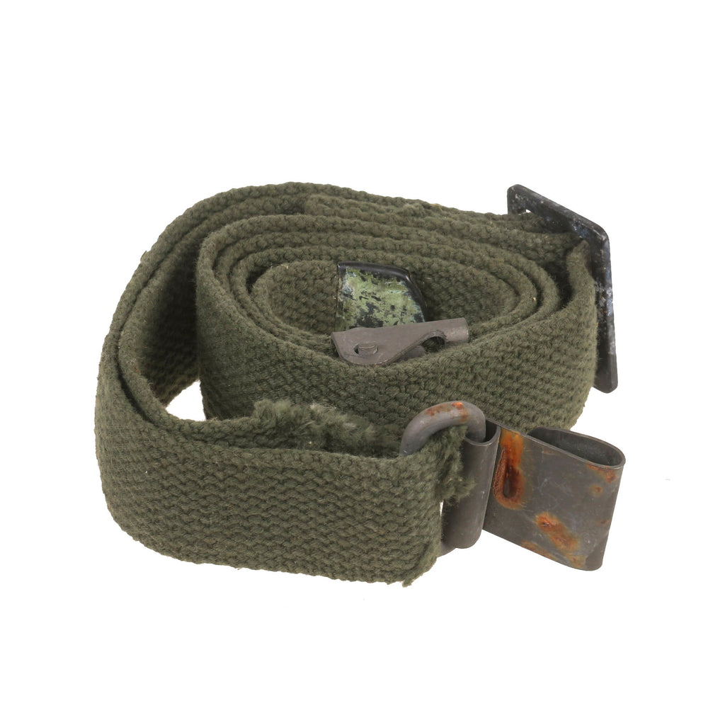 Original U.S. Korean - Vietnam War Era M1 / M14 Rifle Sling - Heavy Wear Original Items