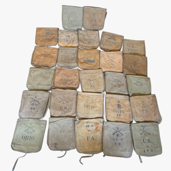 Original U.S. WWI Era M1902 Haversack with Unit / State Marking Original Items