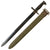 Original WWII U.S. Navy Mark 1 Training Bayonet by B.M. Co. with USN Mk1 Scabbard Original Items