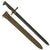 Original WWII U.S. Navy Mark 1 Training Bayonet by B.M. Co. with USN Mk1 Scabbard Original Items
