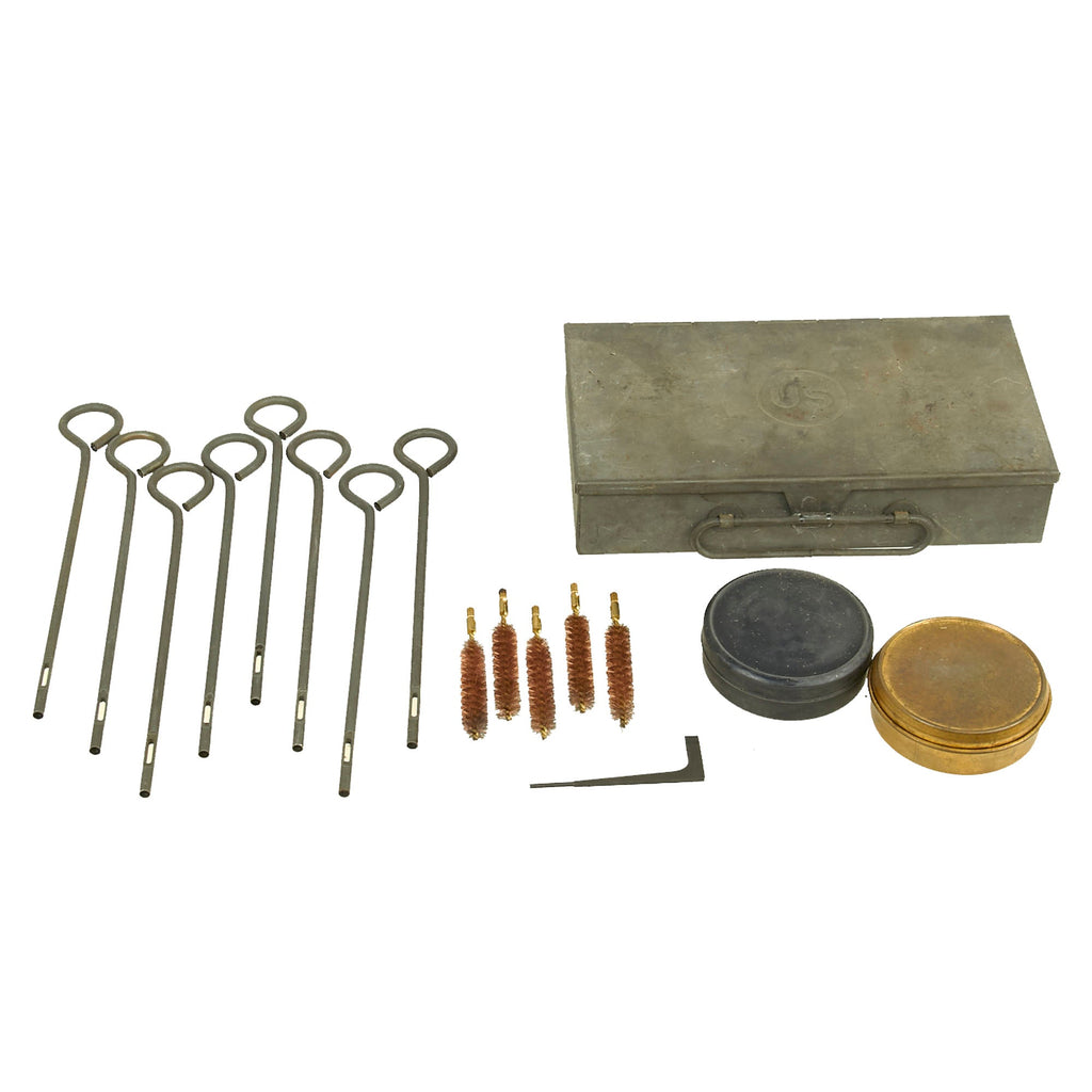 Original U.S. WWII Model 1912 Squad Weapon Cleaning Kit For M-1911 .45 Caliber Pistol - Incomplete Original Items
