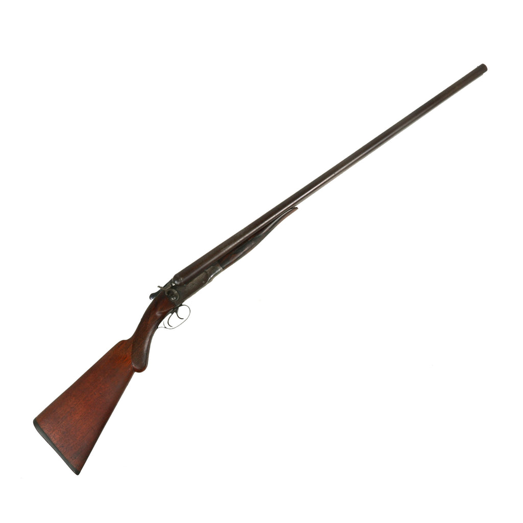 Original U.S. Ithaca Gun Co. 12 Gauge "New Ithaca Gun" Double Barrel Hammer Shotgun Serial 11708 - Made in 1889 Original Items