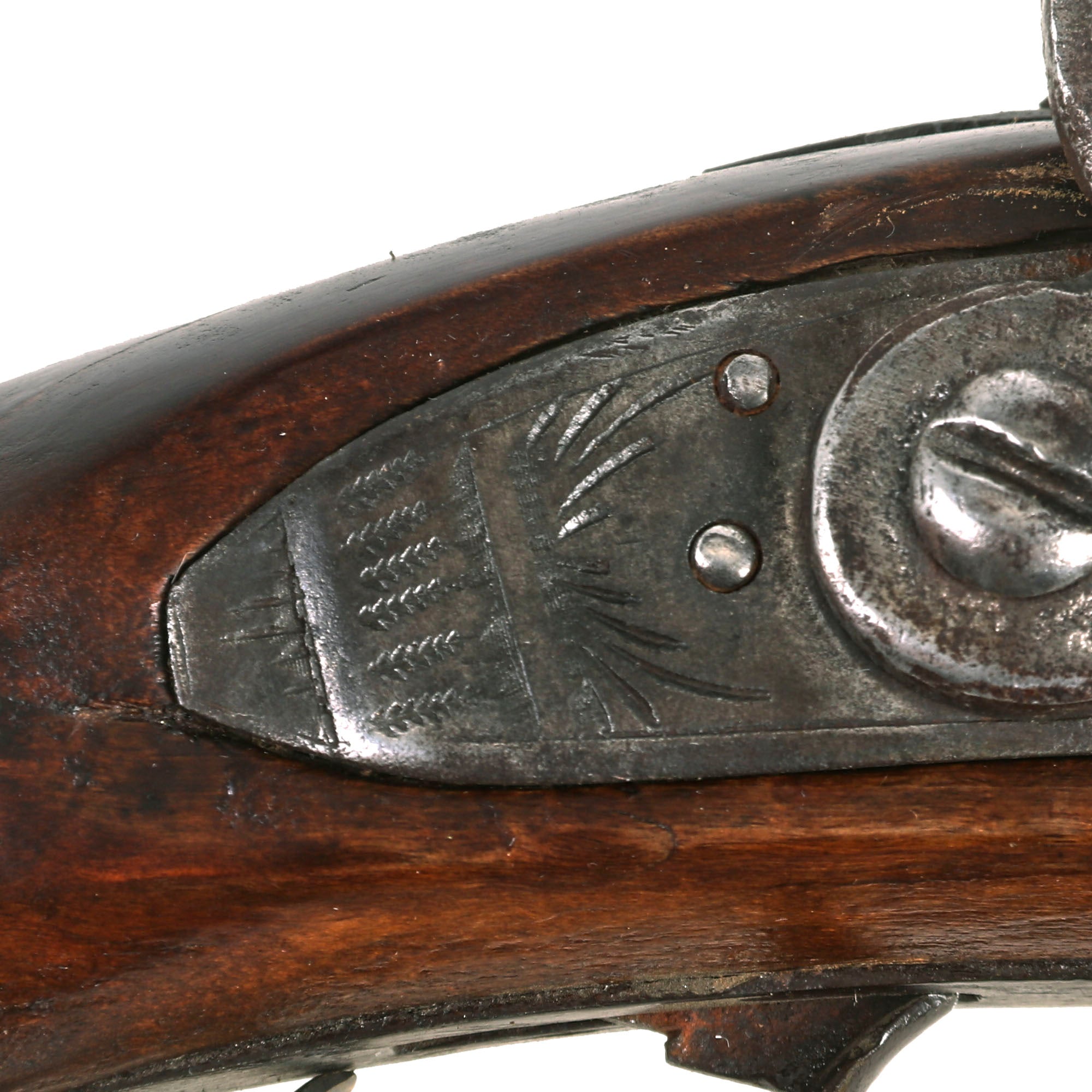 Original U.S. Pennsylvania Flintlock Rifle with Flame Maple Stock and ...