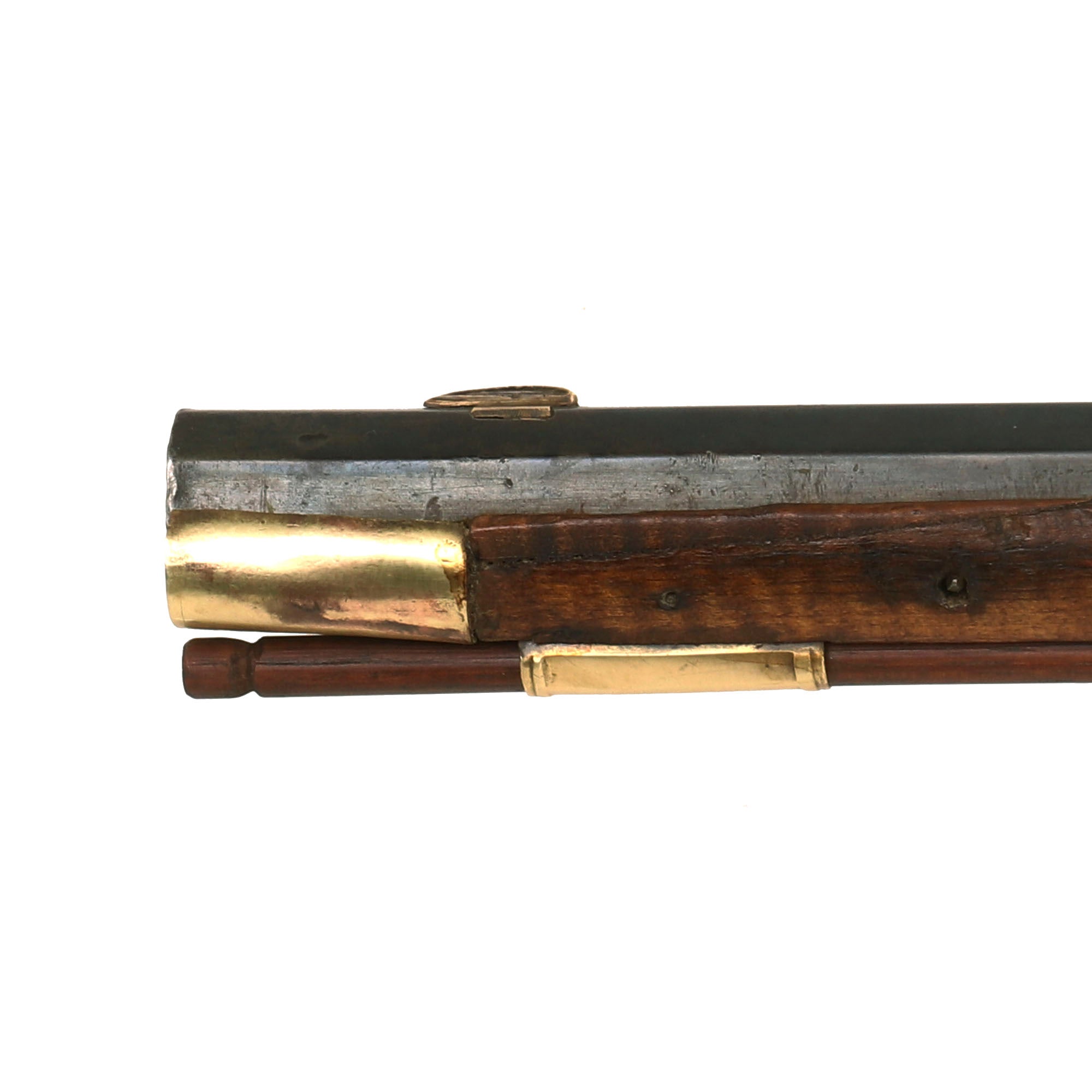 Original U.S. Pennsylvania Flintlock Rifle with Flame Maple Stock and ...