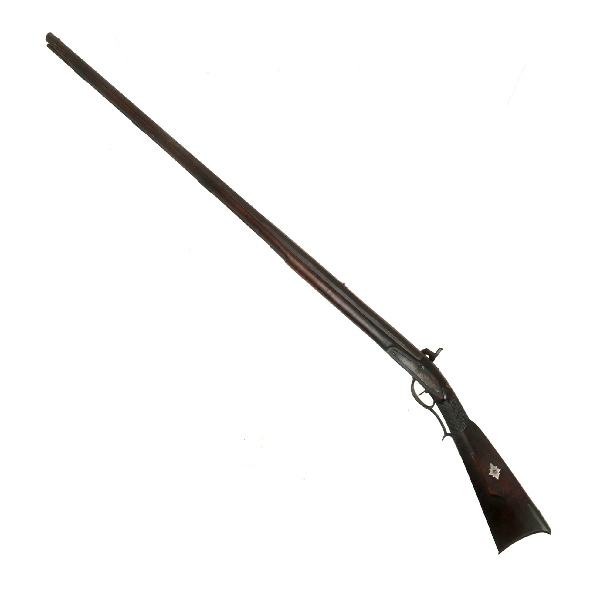 Original U.S. Pennsylvania Percussion Converted Long Rifle with Flame ...