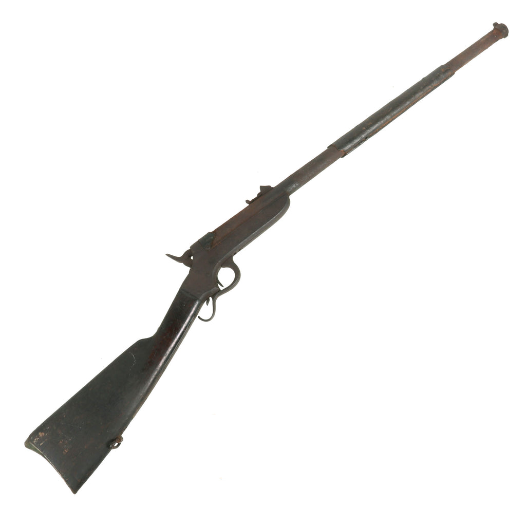 Original U.S. Civil War Sharps & Hankins Model 1862 Naval Carbine in Unrestored Condition with Partial Cover - Serial 11644 Original Items