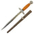 Original German WWII Service Used 2nd Model Luftwaffe Dagger by SMF with Scabbard Original Items
