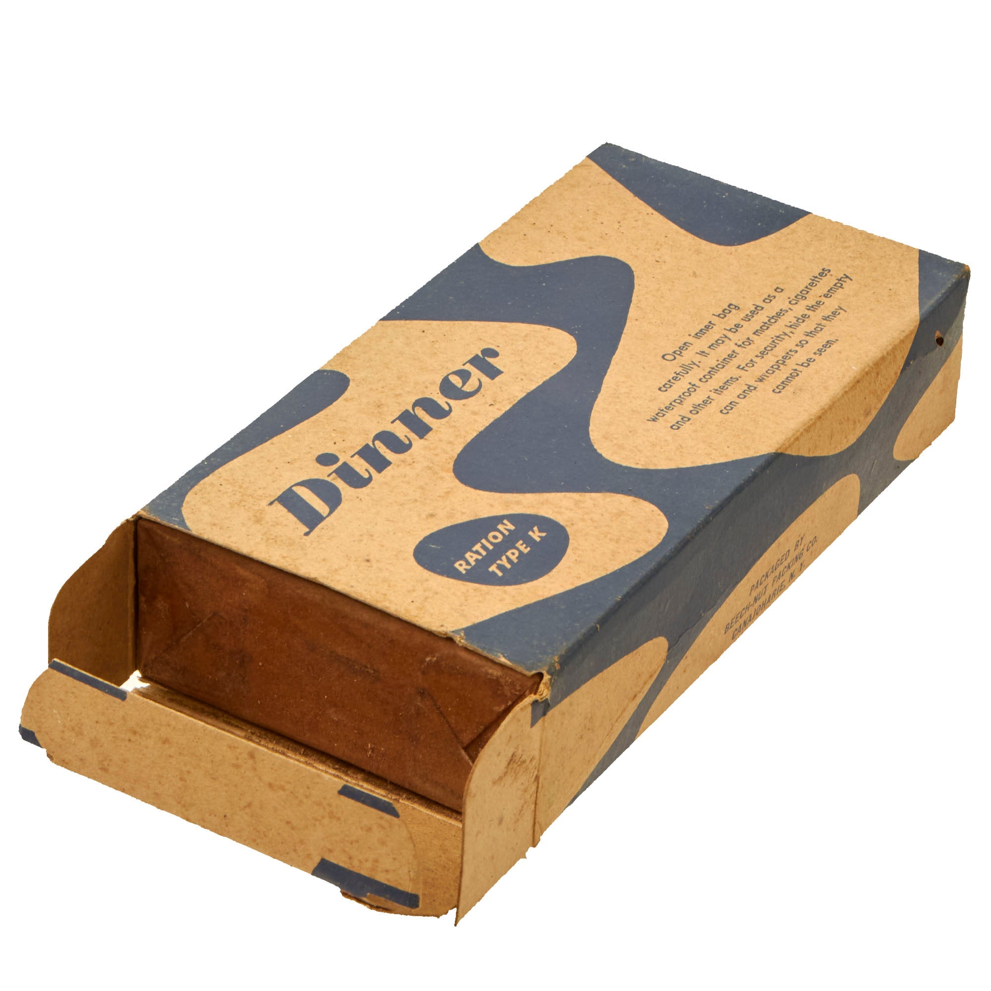 K Ration Dinner Unit Original U.S. WWII K-Ration