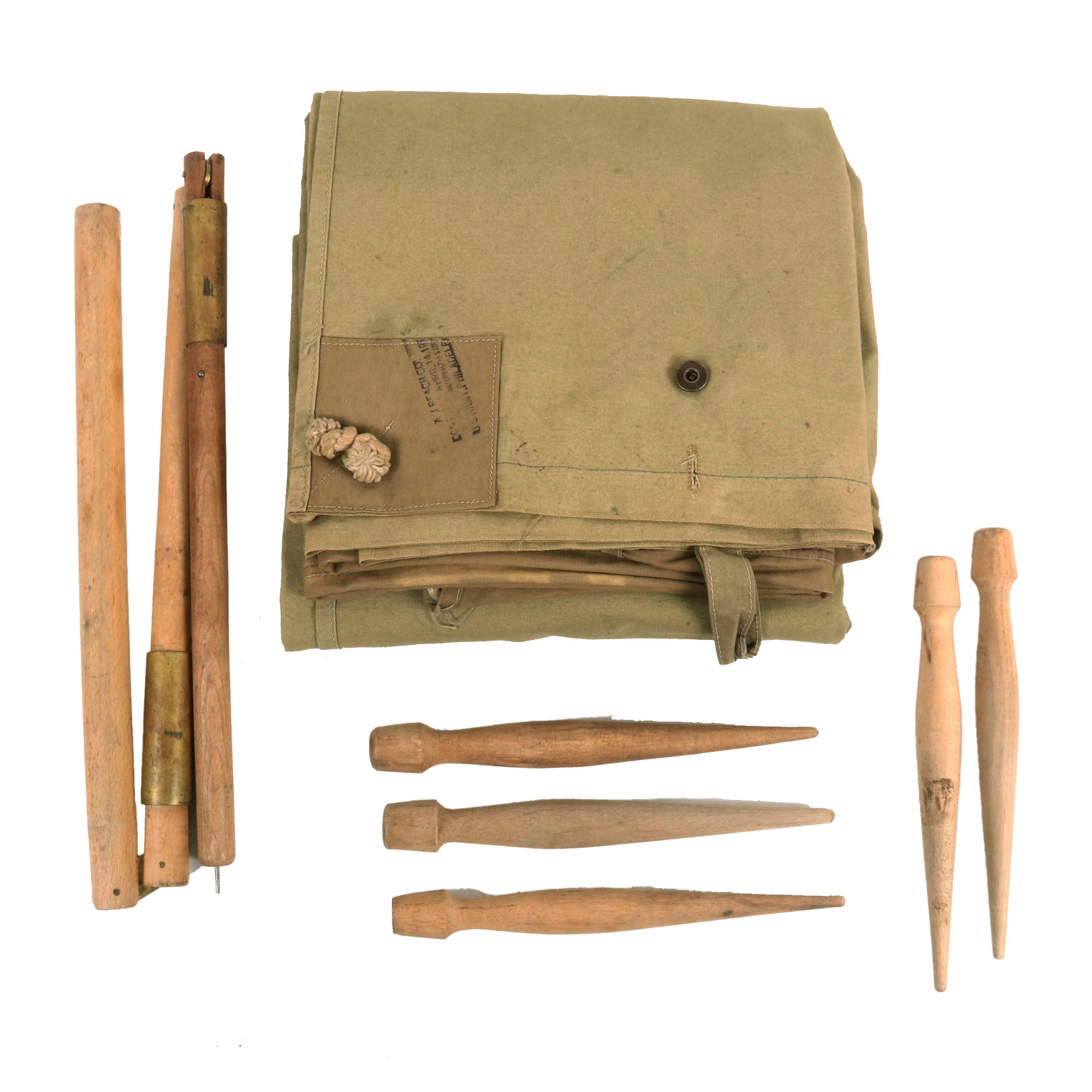 Original U.S. WWI M1910 Shelter Half