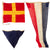 Original U.S. WWII US Navy Mare Island Nautical Pennant and Signal Flag Lot - 3 Items Original Items