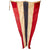 Original U.S. WWII US Navy Mare Island Nautical Pennant and Signal Flag Lot - 5 Items Original Items