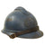 Original French WWI Complete Model 1915 Adrian Helmet with RF Field Medical Personnel Badge - Horizon Blue Original Items