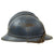 Original French WWI Complete Model 1915 Adrian Helmet with RF Field Medical Personnel Badge - Horizon Blue Original Items