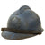 Original French WWI Complete Model 1915 Adrian Helmet with RF Field Medical Personnel Badge - Horizon Blue Original Items