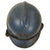 Original French WWI Complete Model 1915 Adrian Helmet with RF Field Medical Personnel Badge - Horizon Blue Original Items