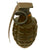 Original U.S. WWII Inert MkII Pineapple Grenade with Yellow Ring & M10A2 Fuze Original Items