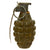 Original U.S. WWII Inert MkII Pineapple Grenade with Yellow Ring & M10A2 Fuze Original Items
