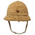 Original Imperial Japanese WWII Army Officer Service Worn Type 98 Sun Helmet With Chinstrap - Crushed Original Items