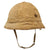 Original Imperial Japanese WWII Army Officer Service Worn Type 98 Sun Helmet With Chinstrap - Crushed Original Items