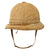 Original Imperial Japanese WWII Army Officer Service Worn Type 98 Sun Helmet With Chinstrap - Crushed Original Items