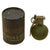 Original U.S. Current Issue Inert M67 Fragmentation Hand Grenade with M213 Fuze in Husk Canister - RARE Original Items