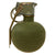 Original U.S. Current Issue Inert M67 Fragmentation Hand Grenade with M213 Fuze in Husk Canister - RARE Original Items