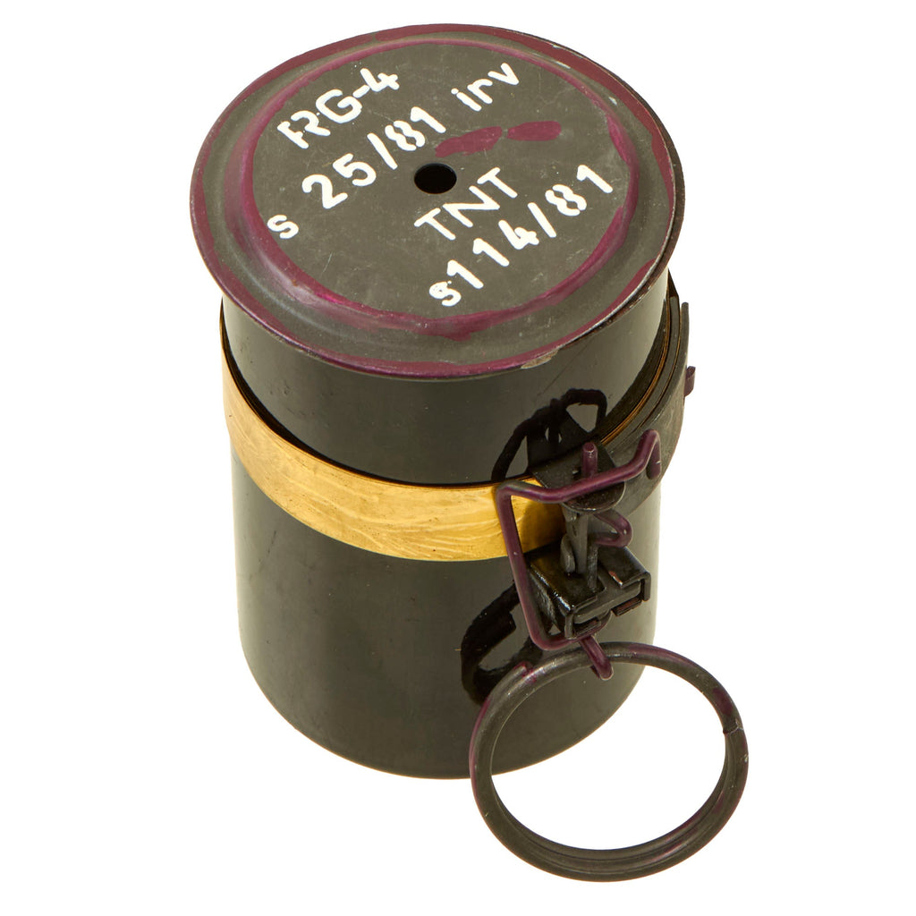 Original Soviet Cold War Era Czech Republic Inert RG-4 Offensive Impact Hand Grenade Original Items