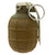Original Bulgarian Inert GHD-2 Hand Grenade With Fuse and Plastic Transportation/Storage Case Original Items