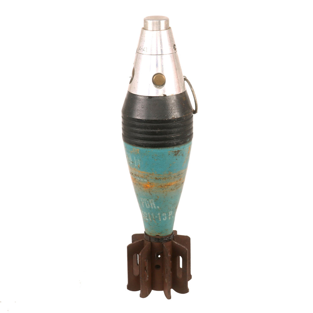 Original U.S. WWII M49A2 60mm Deactivated Practice Mortar Round dated 1941 - Inert Original Items