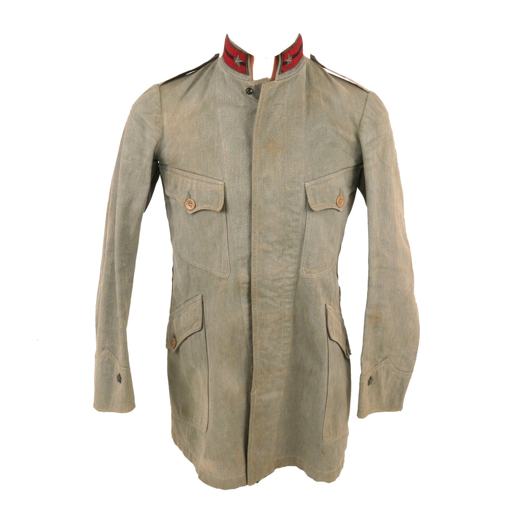 Original Italian WWI Aosta Brigade Sottotenente Officer’s Uniform Tunic Original Items