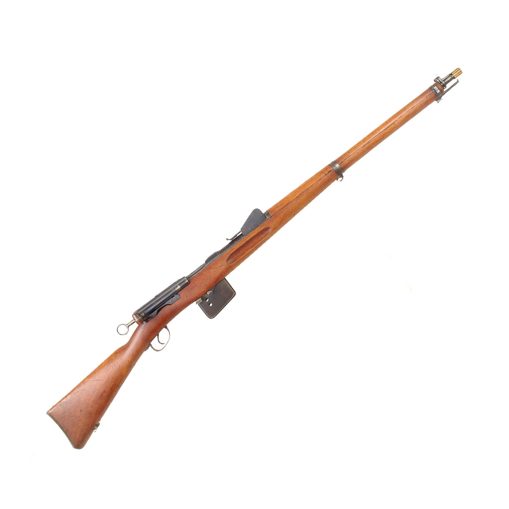 Original Swiss First Model 1889 Schmidt-Rubin Magazine Infantry Rifle with Excellent Bore and Muzzle Cover - Serial 42907 Original Items