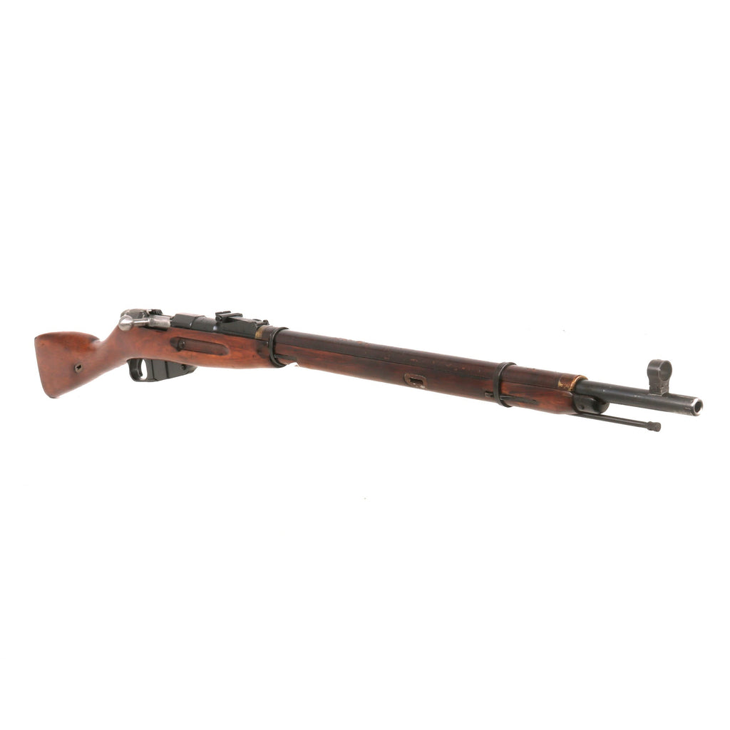 Original Antique Soviet WWII Era Mosin-Nagant M91/30 Ex-Dragoon Rifle with 1923 Replaced Barrel and Tula Receiver Dated 1898 Original Items