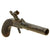 Original British Victorian Percussion Vest Pocket Pistol with Turn Off Barrel and Fold-out Trigger - circa 1845 Original Items