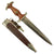 Original German Early WWII SA Dagger by Rare Maker Wagner & Lange of Solingen with Scabbard and Hanger Original Items