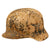 Original German WWII Courland Pocket Battlefield Dug M40 Luftwaffe Single Decal Relic Helmet Shell - Size 64 Original Items