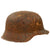 Original German WWII Courland Pocket Battlefield Dug M42 Heer Army Single Decal Relic Helmet Shell - Size 66 Original Items