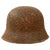 Original German WWII Courland Pocket Battlefield Dug M42 Heer Army Single Decal Relic Helmet Shell - Size 66 Original Items