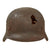 Original German WWII M40 Battle Damaged Relic Helmet - Size 64 Original Items