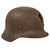 Original German WWII M40 Battle Damaged Relic Helmet - Size 64 Original Items