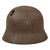 Original German WWII M40 Battle Damaged Relic Helmet - Size 64 Original Items